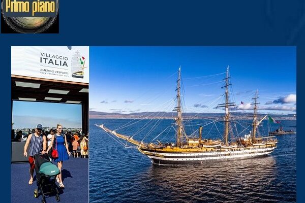 NAVE SCUOLA ‘AMERIGO VESPUCCI’ PER LA PRIMA VOLTA A TOKYO – Affiancato dal ‘Villaggio Italia’, Esposizione Mondiale delle eccellenze italiane