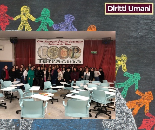 RESPECT TODAY, FOR A BETTER TOMORROW -20 Gennaio giornata del rispetto - Antonella Giordano, giornalista culturale e attivista per i diritti umani, al liceo di Terracina (LT)