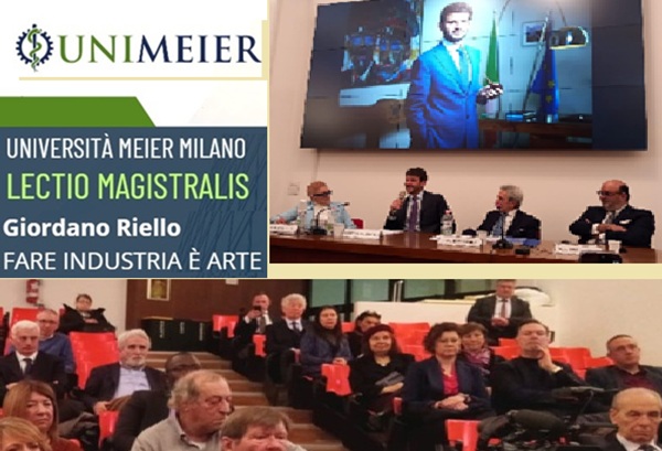 “FARE INDUSTRIA E' ARTE” - All’Università Meier di Milano la Lectio Magistralis di Giordano Riello