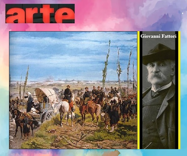 GIOVANNI FATTORI – Campo italiano dopo la battaglia di Magenta - dipinto del 1862, conservato nella Galleria Degli Uffizi a Firenze