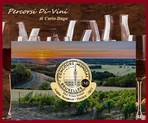 L’ANJOU SAUMUR OSPITERA' LA SESSIONE 'VINI ROSATI 2027' DEL CONCOURS MONDIAL DE BRUXELLES CMB