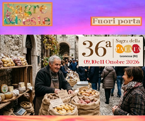 TORNA A LEONESSA (RI) LA SAGRA DELLA PATATA - Dal 9 all’11 Ottobre tre giorni di gusto, tradizione e musica