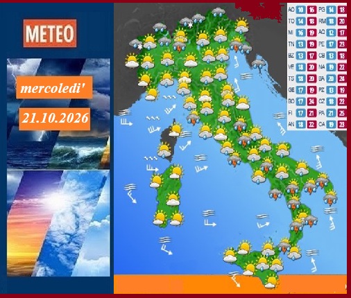 METEO ITALIA OGGI _21.10